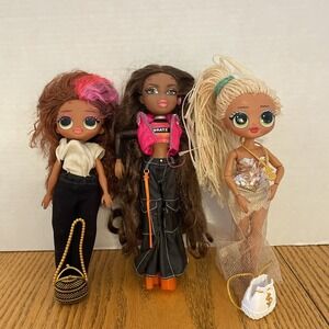 Always bratz doll Sasha & 2 lol dolls Swim Coral & Series 1 Swag Fashion